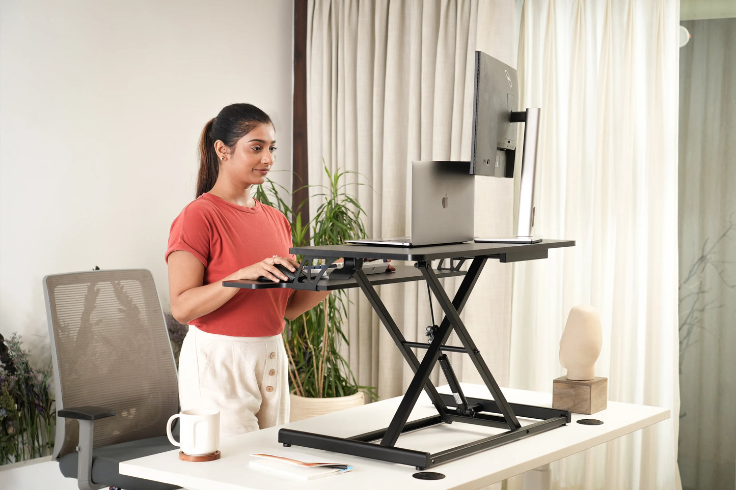 Deskmate Plus (Height Adjustable Sit Stand Desk Converter)