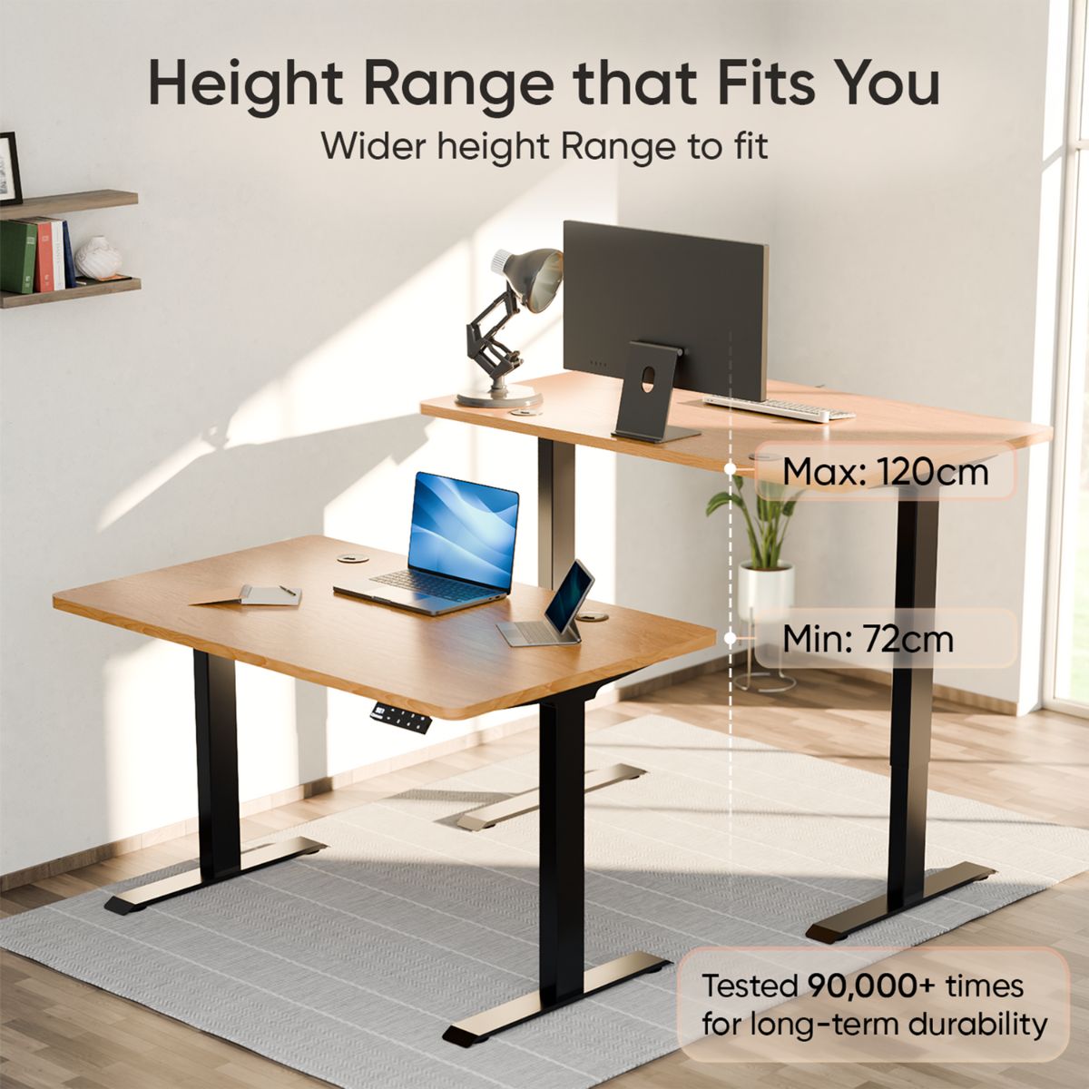 Intellidesk Eco Dual Height Adjustable Standing Desk