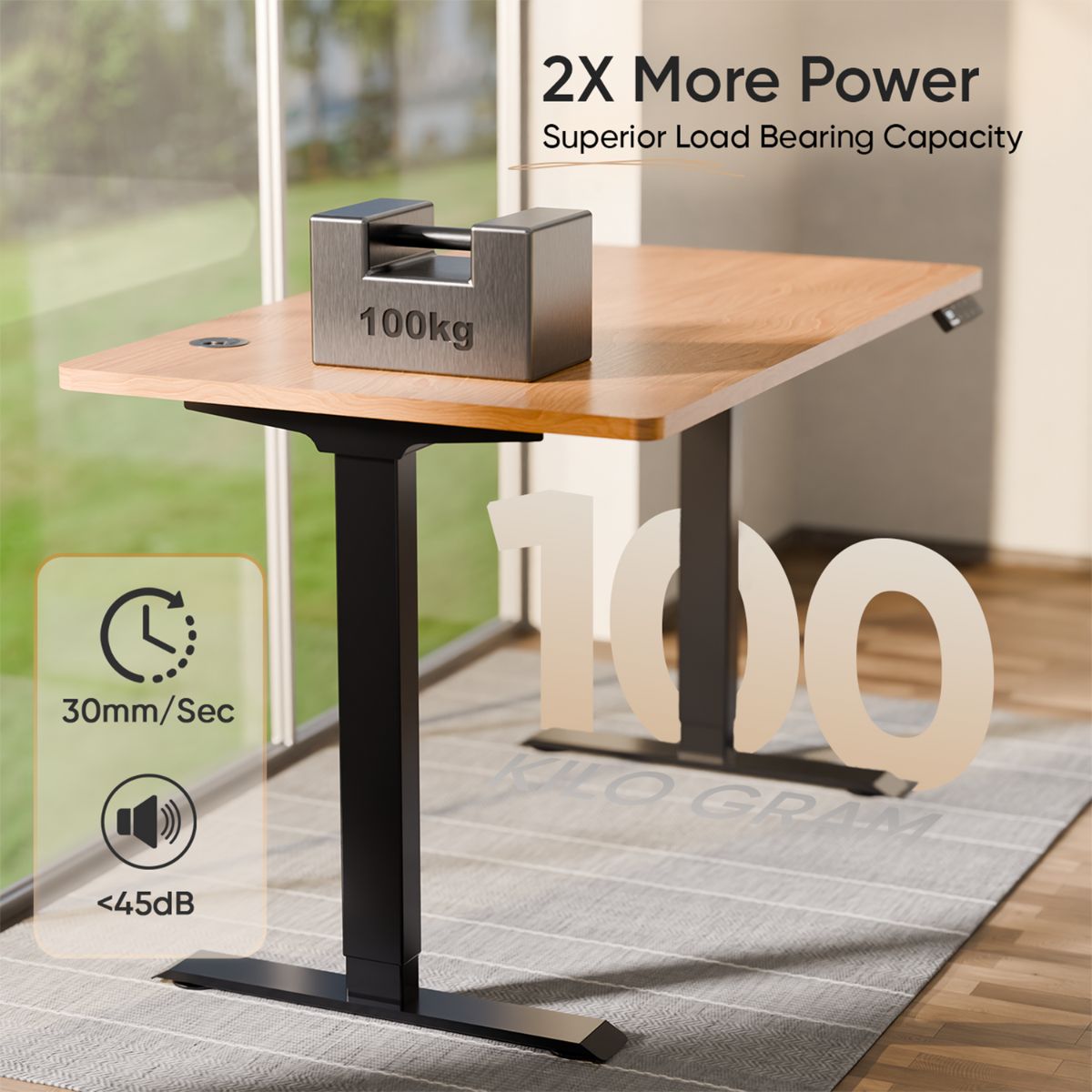 Intellidesk Eco Dual Height Adjustable Standing Desk