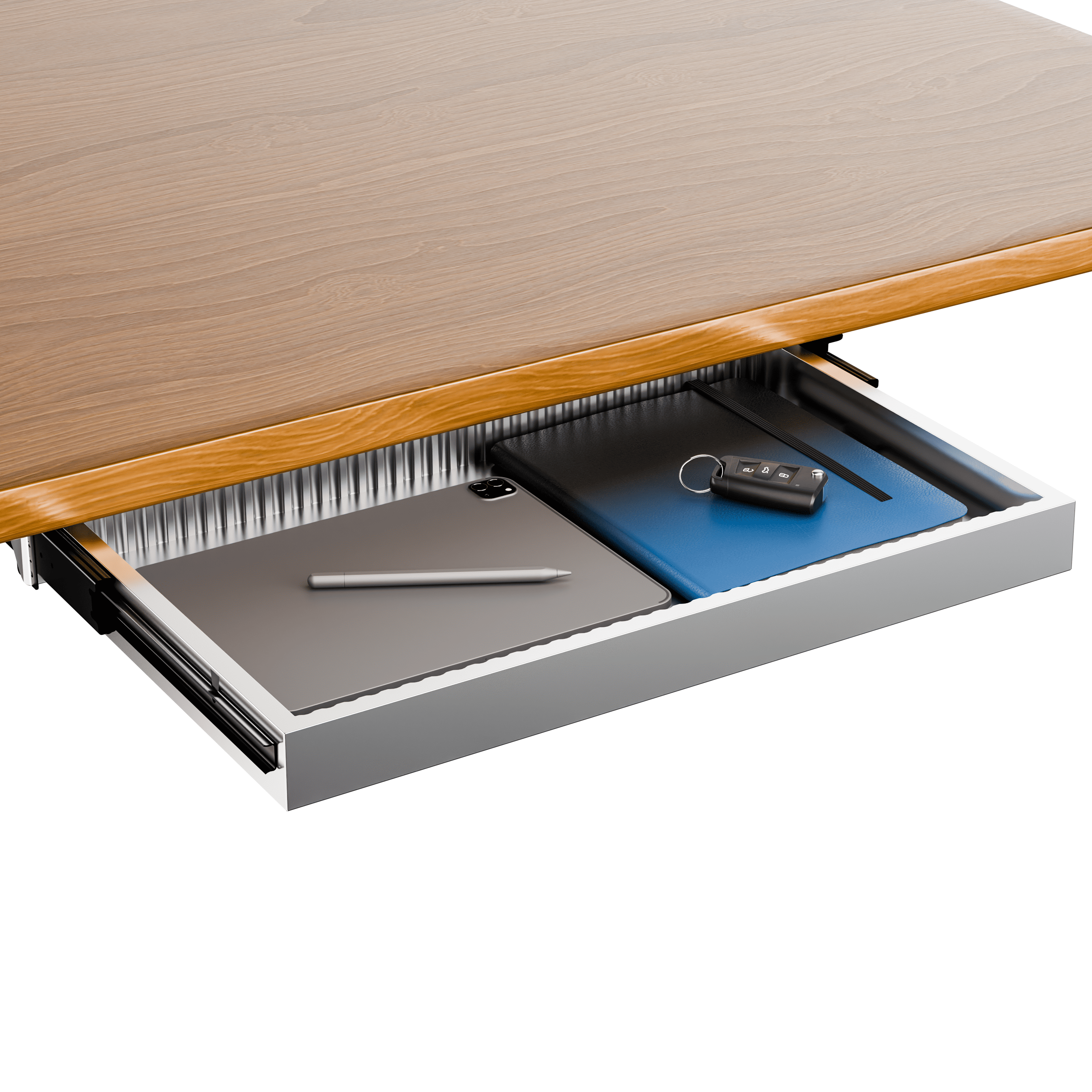 Under Desk Drawer — White